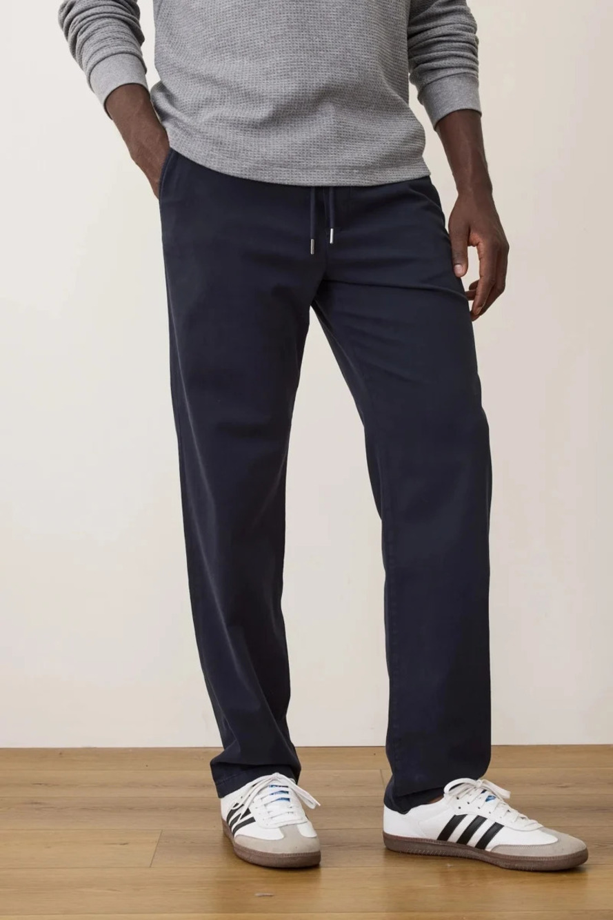 Marine Layer Faded Black Relaxed Fit Twill Pant/47215